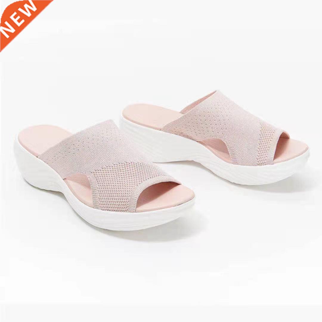 Women&p;#39;s Shoes Summer 2021 Plus Size Wedge Platform San