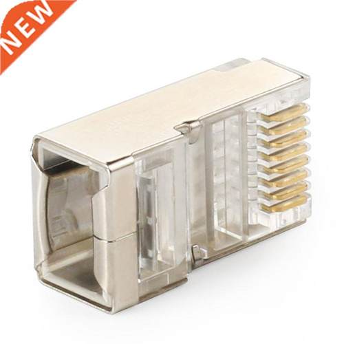 Shielded RJ45 Connector CAT5E CAT6 Crimp Ethernet Connector