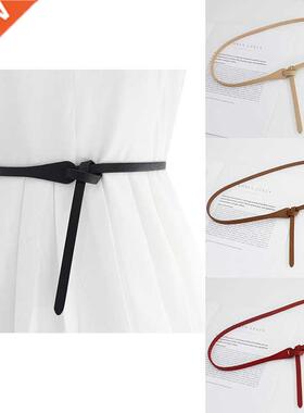 Fashion Knot Belts Women Leather Belts For Women Soft Knotte