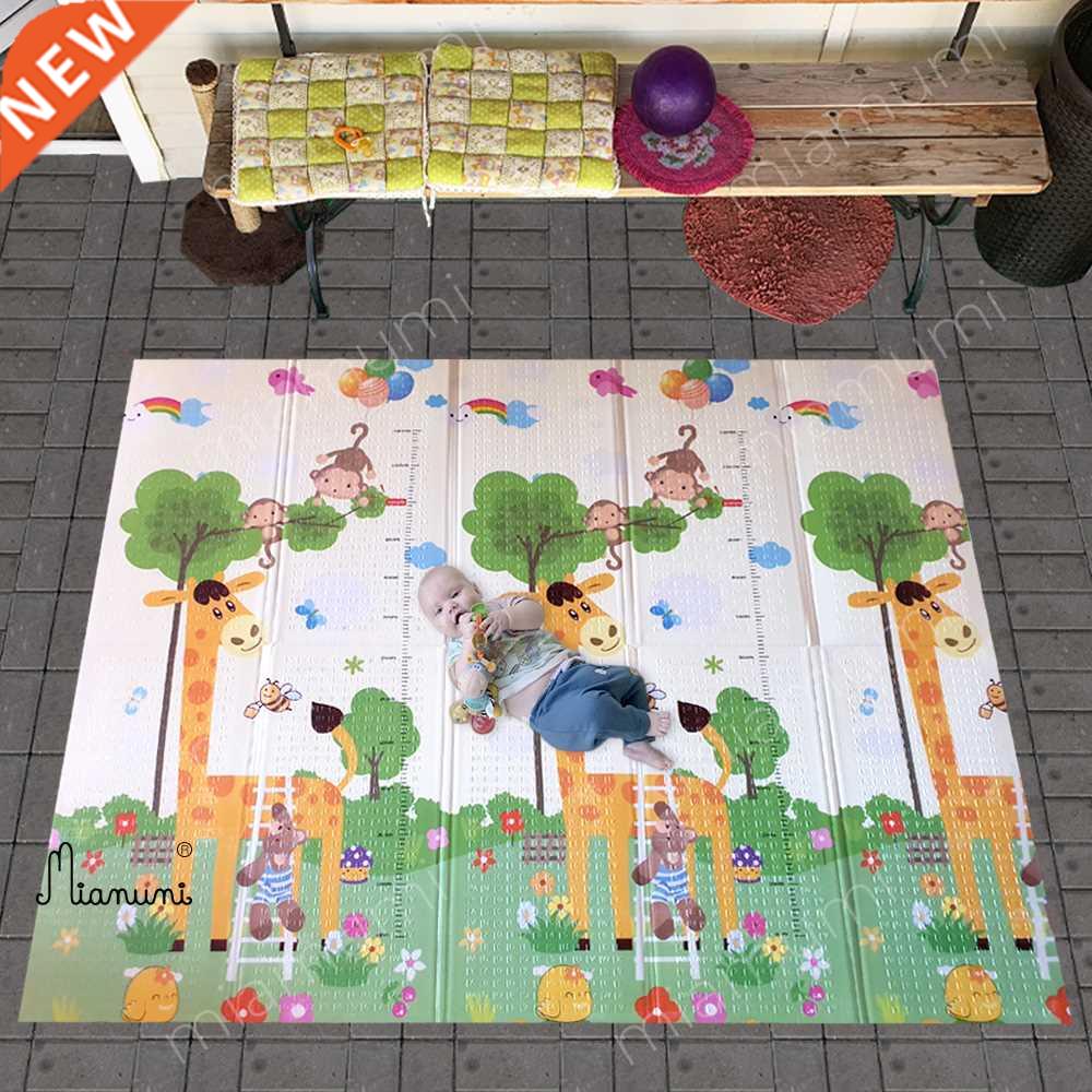 Miamumi Baby Activity Gym Foam Mat Kids Playmat Home Folding