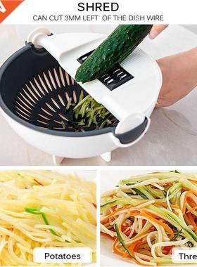 Multi manuel trancheuse égouttoir bol légumes