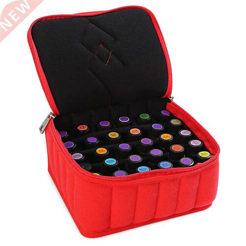0 Bottles Essential Oil Carrying Shockproof Case With Brigh