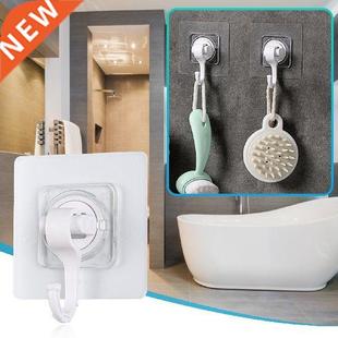 Double Shower Hooks for Bathroom Curtain Robe Wall Towel