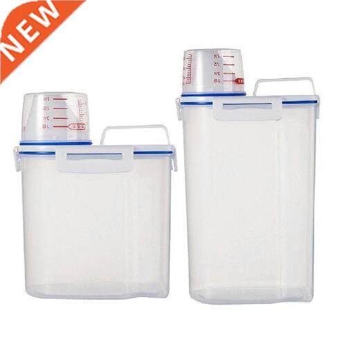 Pet Dog Cat Food Storage Bucket Dspenser Large Capacty