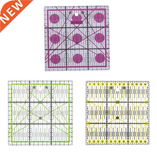 1Pc High-grade Multi-Function Acrylic Drawing Ruler 15*15cm