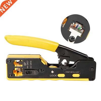 OULLX EZ Cat7 RJ45 Crimper Hand Network Tools Pliers RJ12 Ca