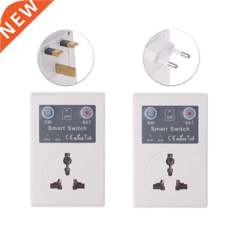 EU/UK 220V Phone RC Remote Control Smart Switch GSM Socket P