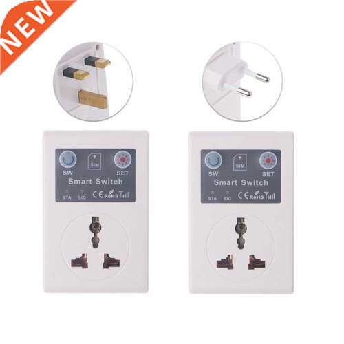 EU/UK 220V Phone RC Remote Control Smart Switch GSM Socket P