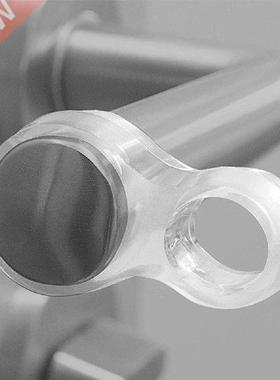 2pc Door Stopper Transparent Silica Gel Door Handle Buffer