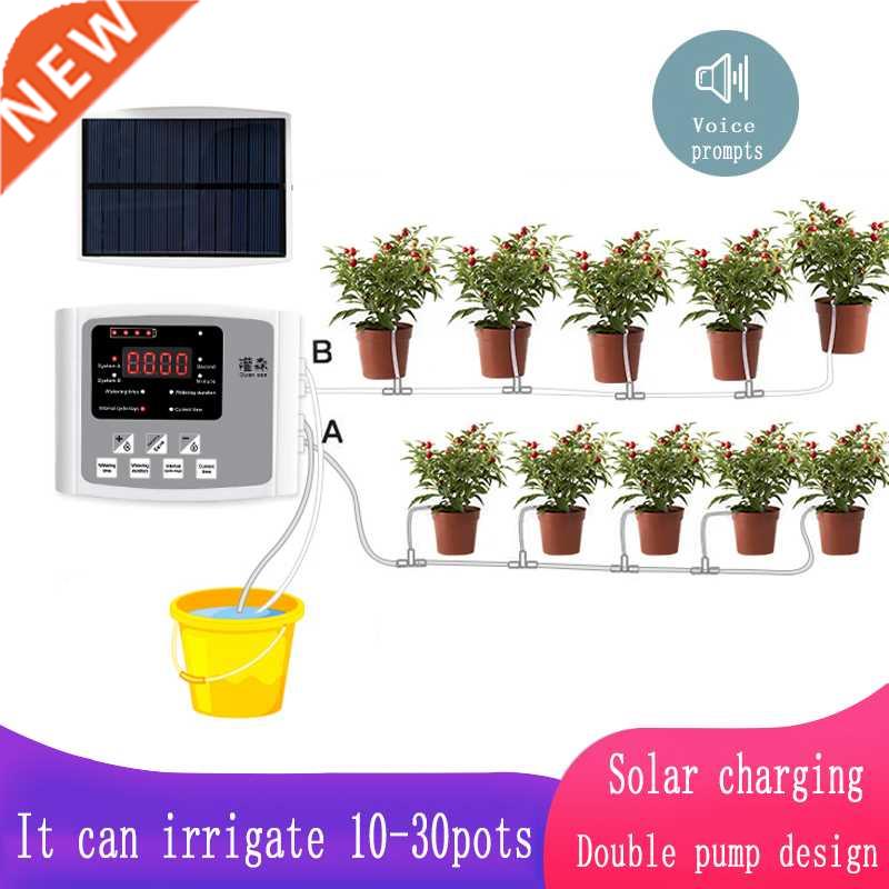 Grden Drip Irrigtion Device Double Pump Controller Timer S