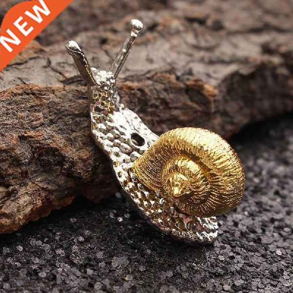 1pc 35x16mmCreative Snail Frog Incense Burner Stick Plating
