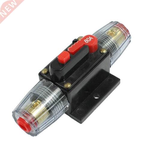 DC 12V 80A Car Protection Audio Inline Circuit Breaker Fuse