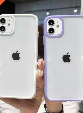 Colorful Bumper Shockproof Trasparent Phone Case For iPhone