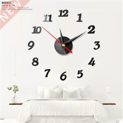 D Wall Clock Mirror Wall Stickers Removable 4 Color Self-Ad