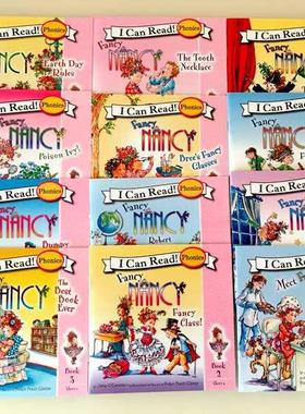 12 Books/set I Can Read Phonics Books FANCY NANCY In Englis