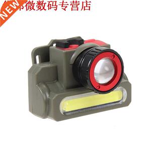 Hoge Licht Zoomable XPE + COB LED Koplamp Zaklamp Met Lithiu