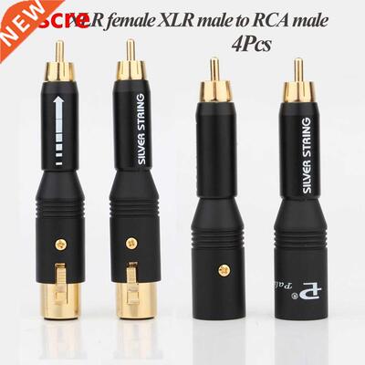 Preffair High Performacn audio RCA Male to XLR Female Gold P