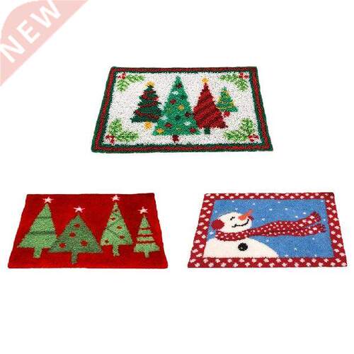 Latch Hook Kits Christmas Motif Rug Carpet Cushion Making