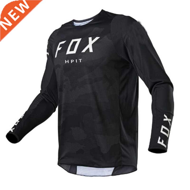 2021 Men's Downhill Jerseys hpit fox Camouflage Mountain Bik