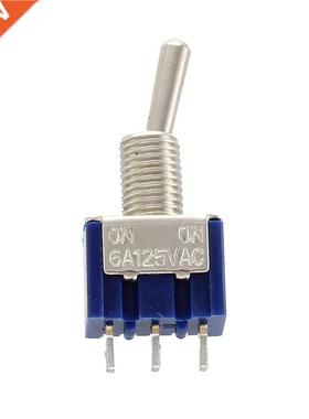 6 x 2-way 3-pin A/ A Mini Toggle Switch