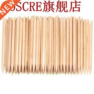 100pcs Nail Art Design Wood Stick Cuticle Pusher Remover Man