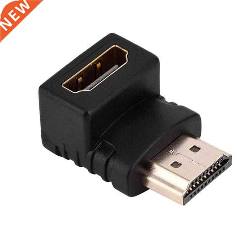 HDMI 90 degree L shaped Connector Cable Male to Female Adapt