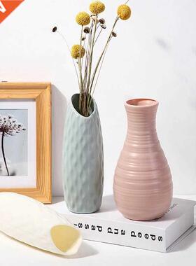 Plastic Vase For Home Decor Nordic Flower Pot Home Living Ro