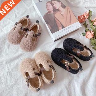2021 Children Cotton Shoes Wmth Girls Furry Wm Winter Ba