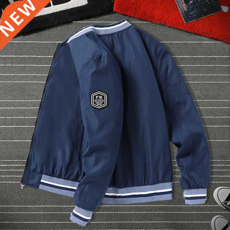 Men's Windbreaker Bomber Jackets Pilot Military Casual Baseb