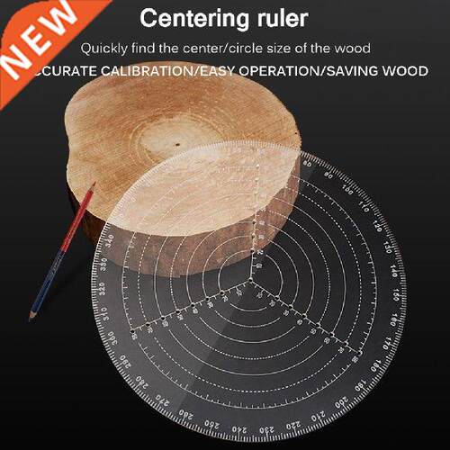 Round Center Clear Acrylic Finder Creative Lathe Work