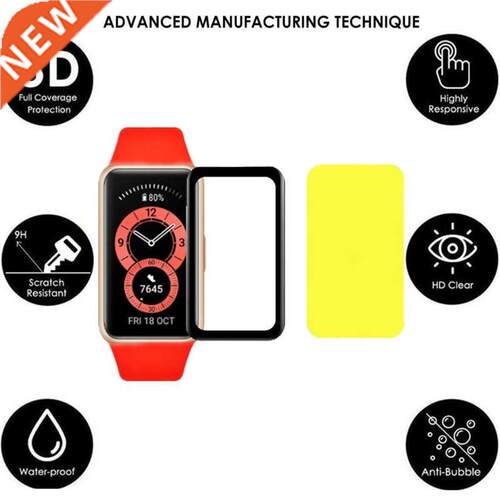 2Pcs Protector for -Huawei band 6 NFC Protective Film D Cu