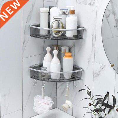 Punch-free Bthroom Shelf Shmpoo Cosmetic Towel Storge