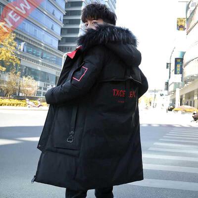 Men's Winter Jacket New Winter Cotton Coat Men's Long Sectio
