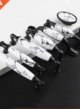 Chinese style ceramic cabinet door handle modern European st