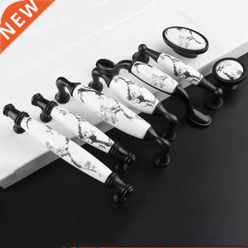 Chinese style ceramic cabinet door handle modern European st