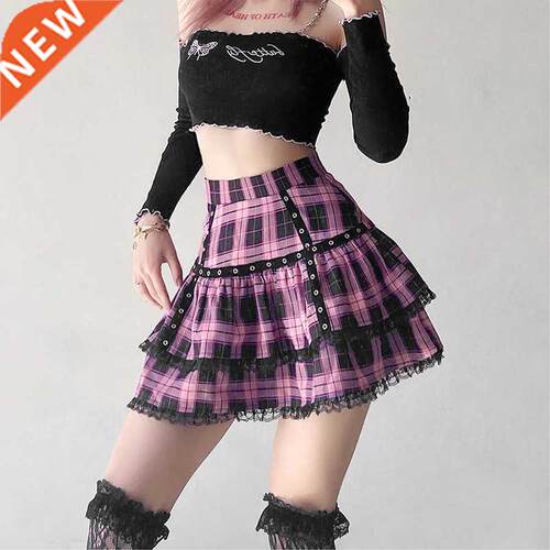Lolita Cake Mini Skirts Gothic Japanese Harajuku Girls Purpl