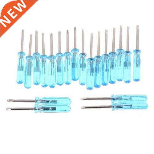 10Pcs/lot 2mm Tip Plastic Handle Stubby Mini Pocket Cross