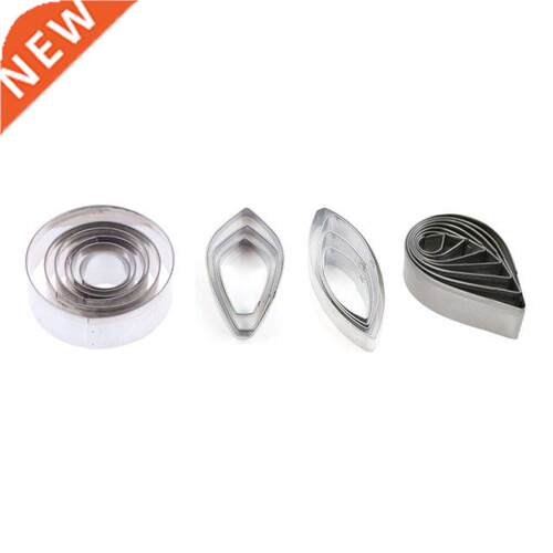 20Pcs Stainless Steel Drop Round Clay Cutter Designer  Ce