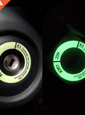 Night Luminous Car Ignition Key Ring Stickers Auto Motorcycl