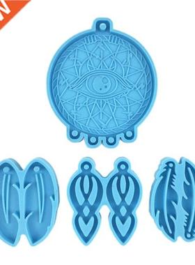 Resin Mold Silicone Mold Dream Catcher Keychain Pendant Feat