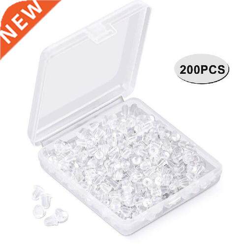 200Pcs DIY Parts Ear Plugging Replacement DIY Soft Clear