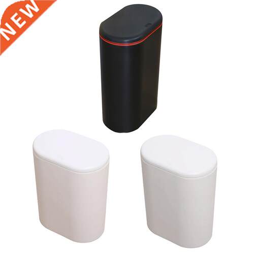 Plastic Narrow Type Kitchen Trash Can Toilet Press Type