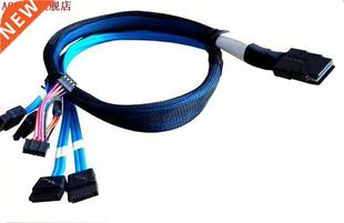 6Gb Mini SAS SFF-8087 to 4x SATA + 5Pin(4Pin) SGPIO Data Cab