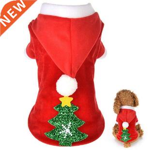 Christmas Cat Costumes Funny Christmas Hoodie Clothes For