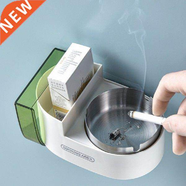 Toilet Creative Wall-mounted Ash Tray With Cover