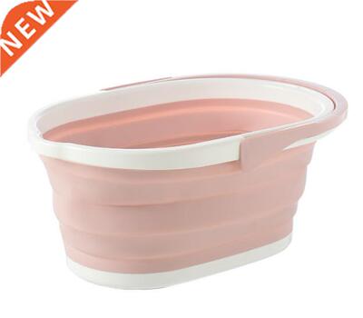 Foldable Mop Buckets Collapsible Portable Wash Basin Dishpan