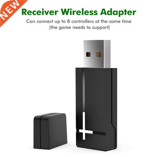 2.4GHz Wireless Gamepad PC Adapter USB Receiver Laptops Joy