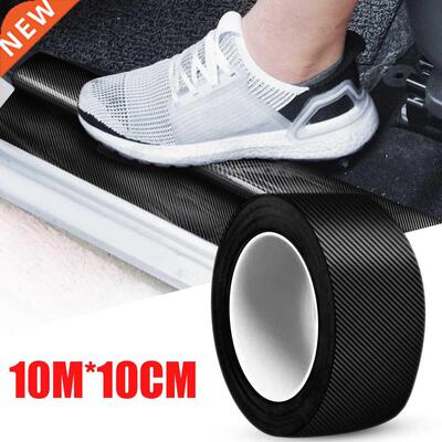 10/5M 3D Carbon Fiber Car Sticker DIY Paste Protector Strip