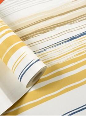Nordic Style Wallpaper Modern Minimalist Color Vertical Stri