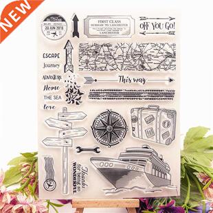 Hot sale Nautical travel Transparent Clear Stamps / Silicon
